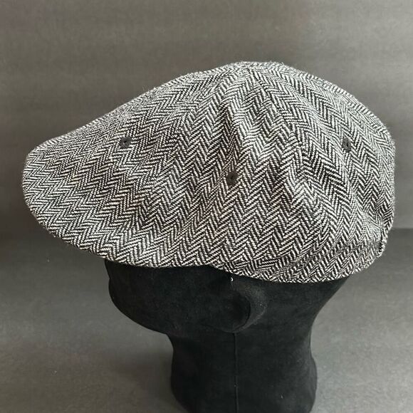 WWE Sami Zayn "Let's Go" Flat Cap Wrestling Gray Black Newsboy Driver Cabby - Picture 6 of 9